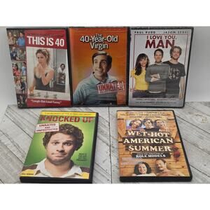 Paul Rudd 5 Movie Dvd Collection | Judd Apatow Comedy Bundle